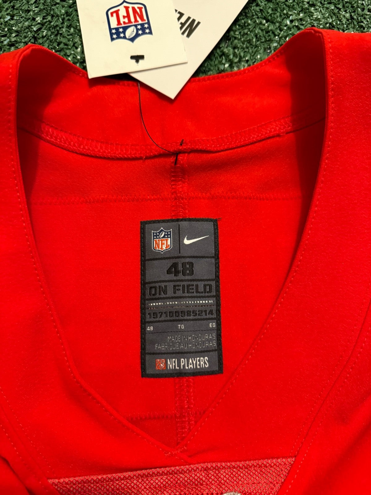 Chris Jones Kansas City Chiefs Jersey #95 Nike Vapor Elite Red Size 48 (XL) NFL