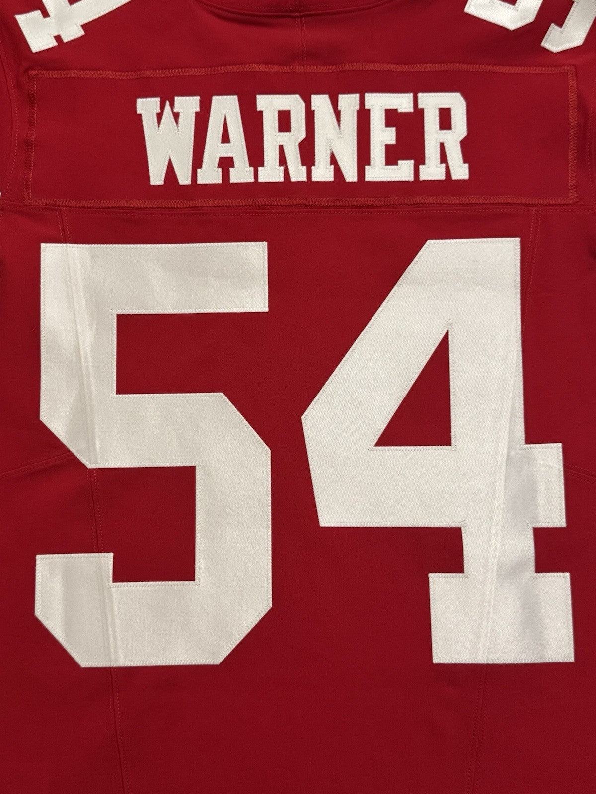 Fred Warner San Francisco 49ers
Jersey #54 Nike Vapor FUSE Elite red Size 40 (Medium) NFL