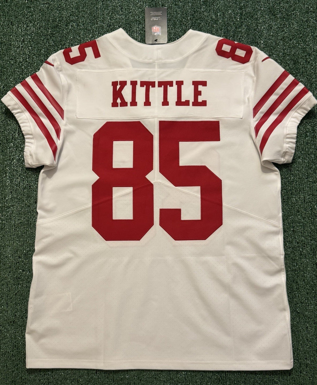 George Kittle San Francisco 49ers
Jersey #85 Nike Vapor Elite white
Size 48 (XL) NFL