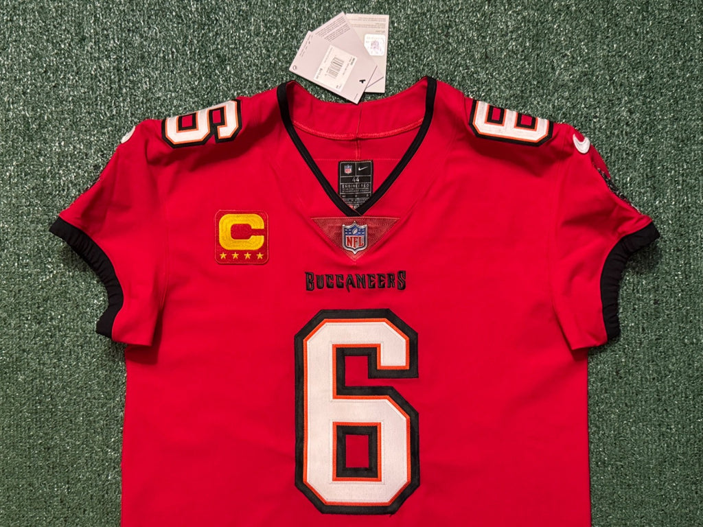 Baker Mayfield Tampa Bay Buccaneers Jersey #6 Nike Vapor Elite Red size 44 (Large) NFL