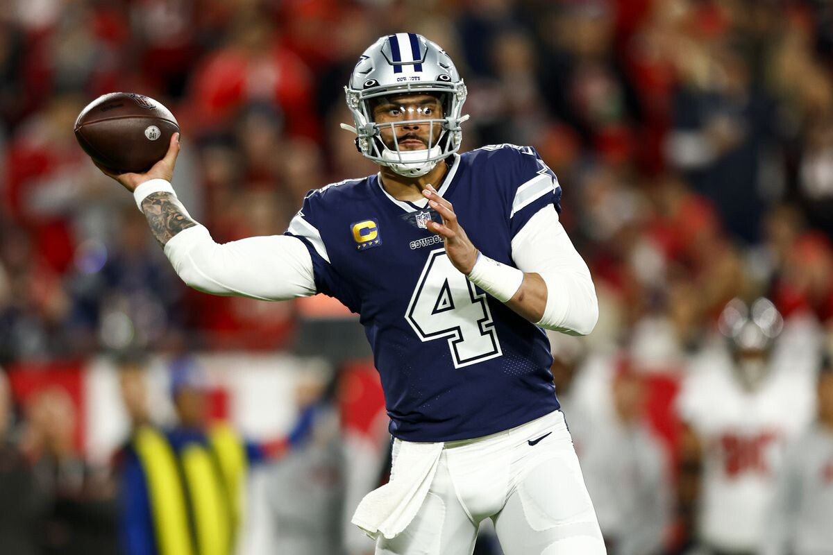 Dak Prescott Dallas Cowboys jersey #4 Nike Vapor Elite Jersey Navy Size 48 (XL) NFL