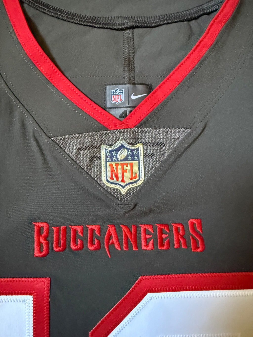 Tom Brady Tampa Bay Buccaneers Jersey #12 Nike Vapor Elite Gray size 48 (XL) NFL