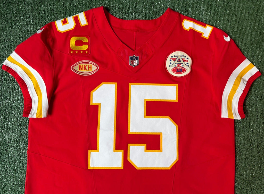 Patrick Mahomes Kansas City Chiefs Jersey #15 Nike Vapor FUSE Elite Red Size 48 (XL) NFL