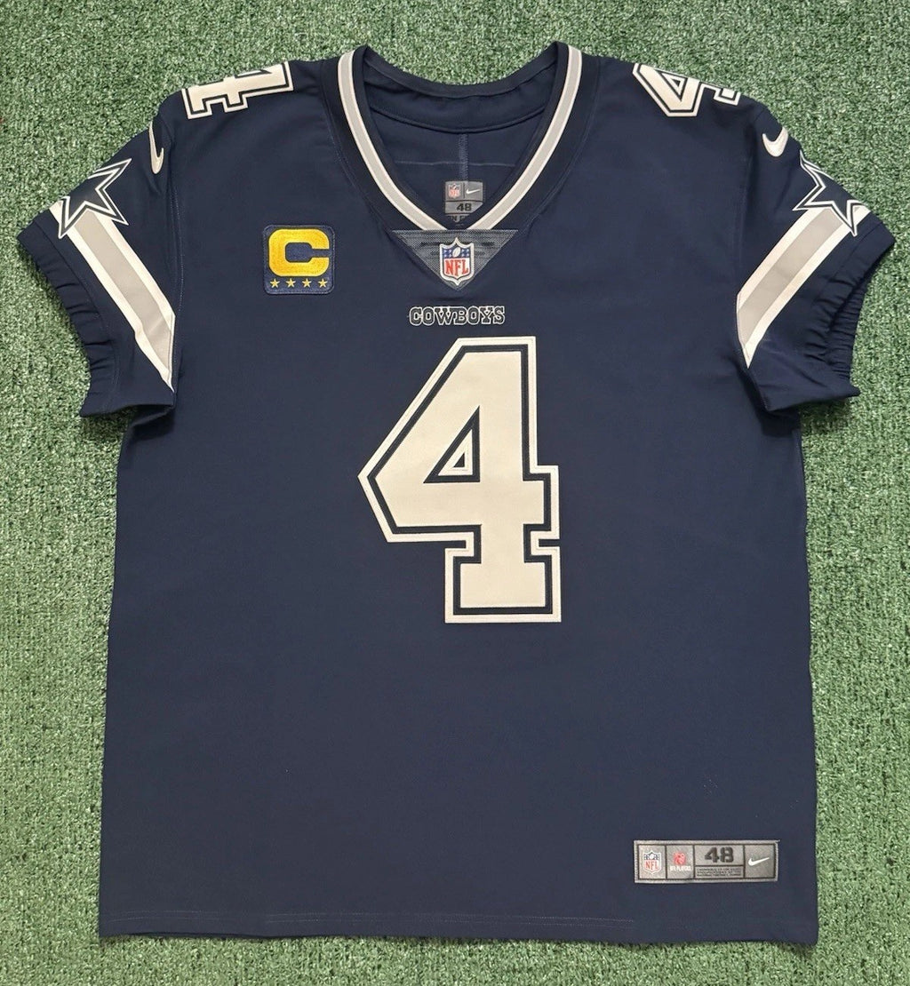 Dak Prescott Dallas Cowboys jersey #4 Nike Vapor Elite Jersey Navy Size 48 (XL) NFL