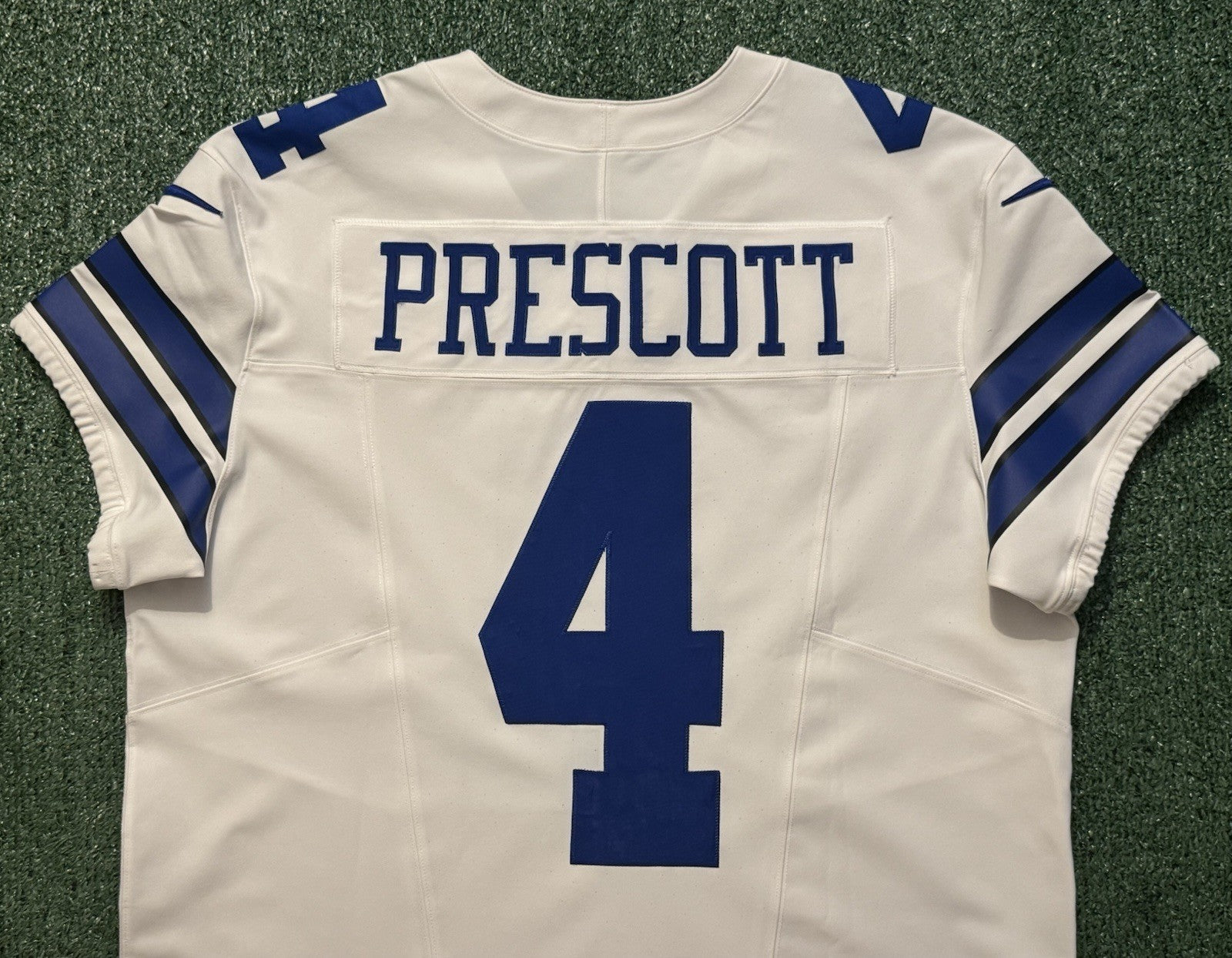 Dak Prescott Dallas Cowboys Jersey #4 Nike Vapor FUSE Elite White Size 48 (XL) NFL