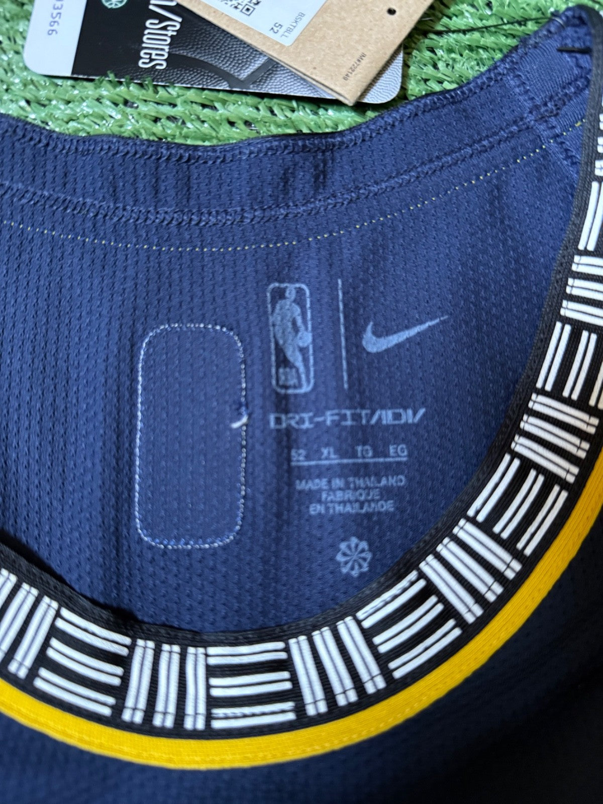 Ja Morant Memphis Grizzlies Jersey #12 Nike ADV Authentic Blue Size 52 (XL) NBA