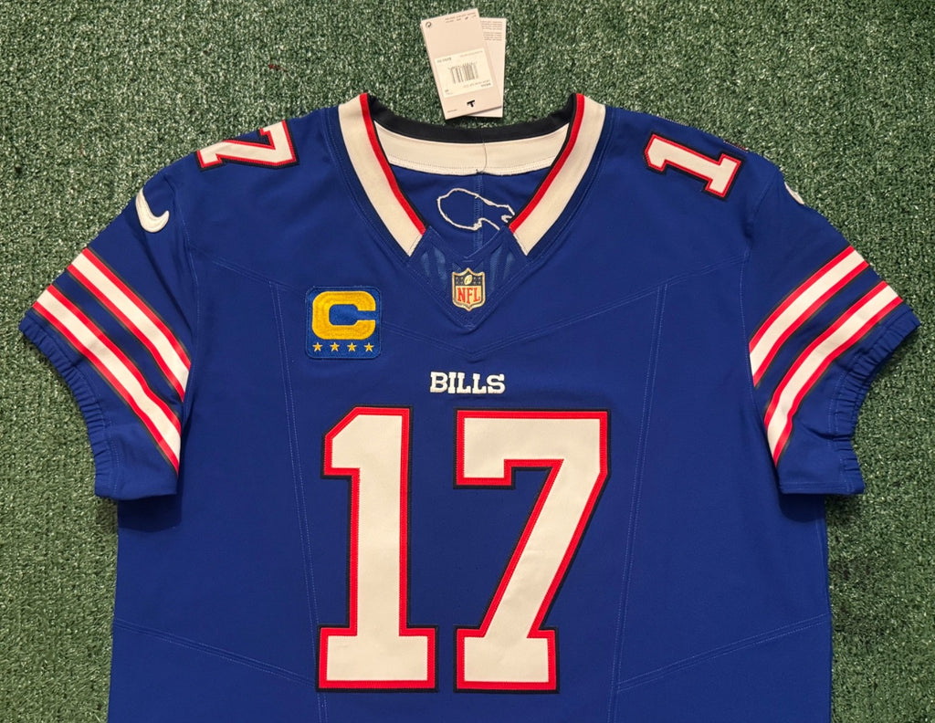 Josh Allen Buffalo Bills Jersey #17 Nike Vapor Fuse Elite Blue Size 48 (XL) NFL