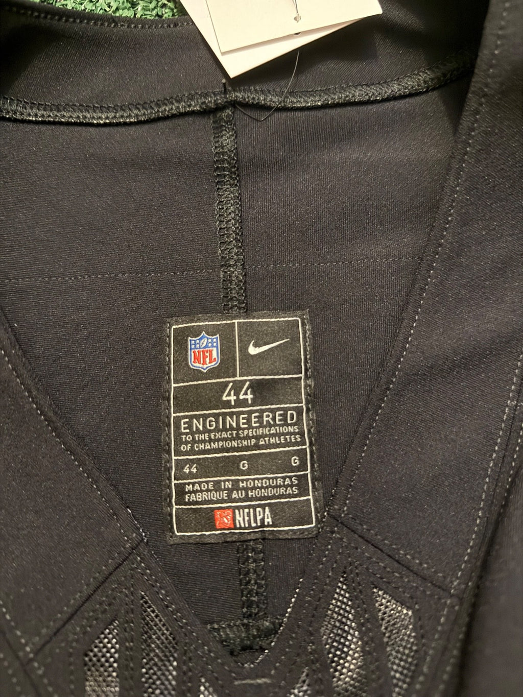Brock Bowers Las Vegas Raiders Jersey #89 Nike Vapor Fuse Elite Black Size 44 (L) NFL