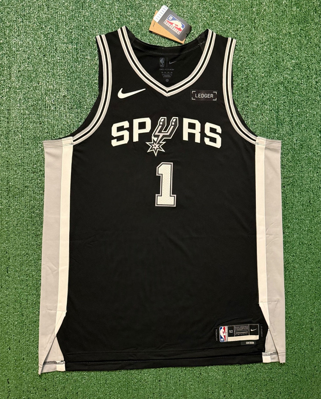 Victor Wembanyama San Antonio Spurs Jersey #1 Nike ADV Authentic White Size 52 (XL) NBA