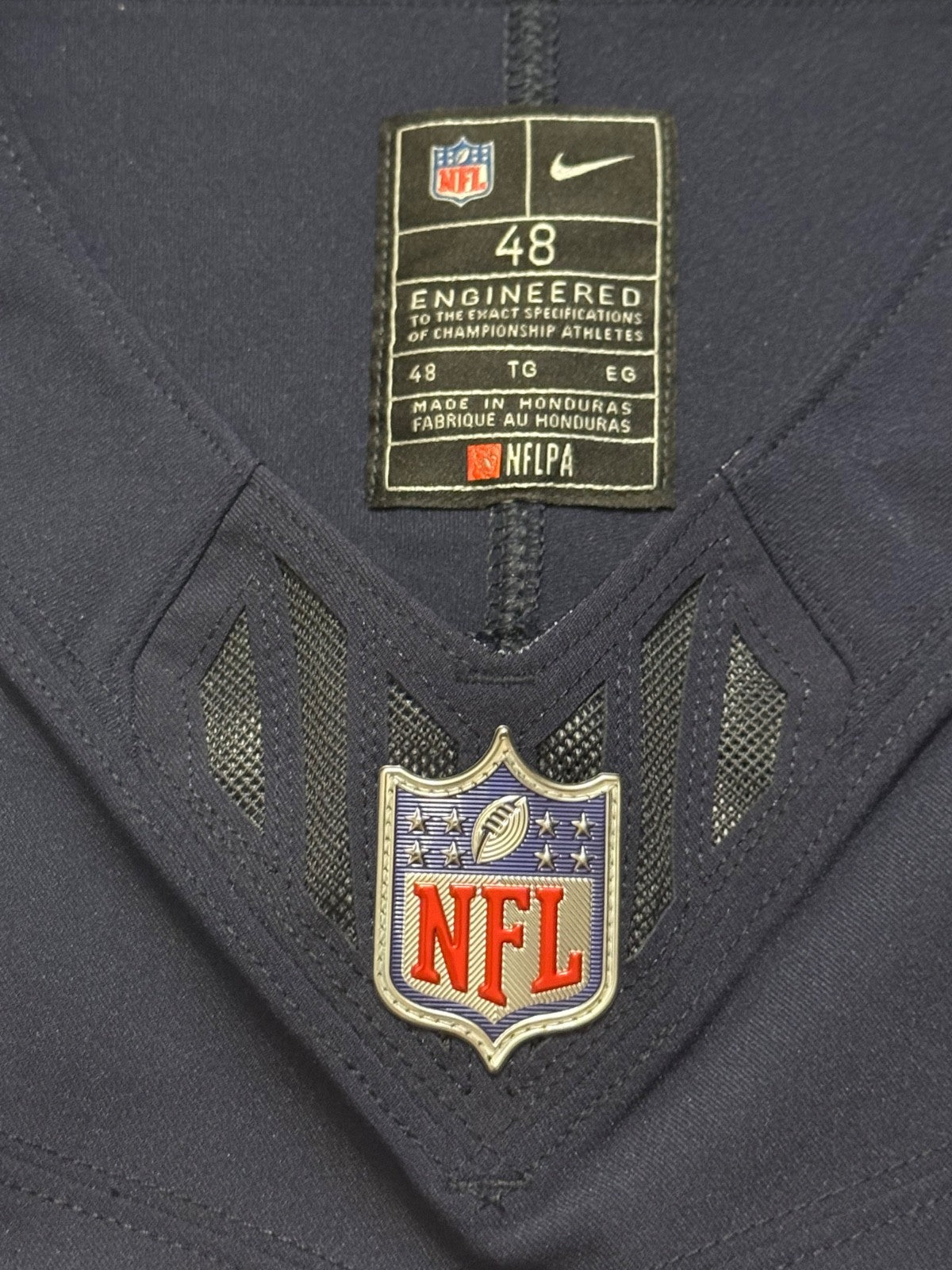 Caleb Williams Chicago Bears Jersey #18 Nike Vapor FUSE Elite Navy Size 48 (XL) NFL