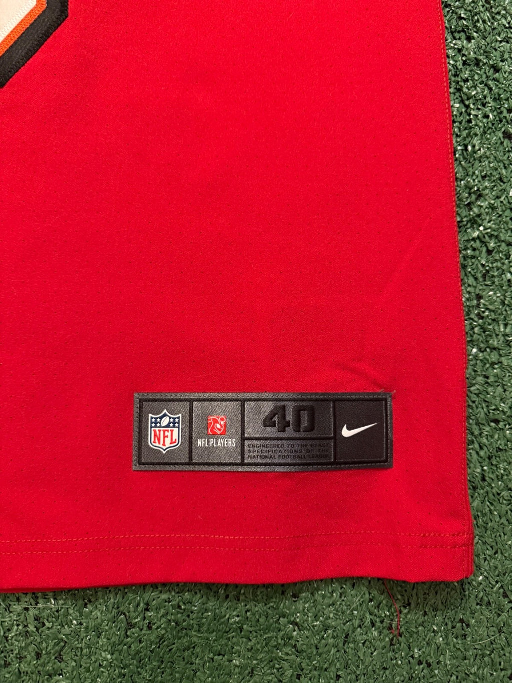 Baker Mayfield Tampa Bay Buccaneers Jersey #6 Nike Vapor Elite Red size 40 (Medium) NFL