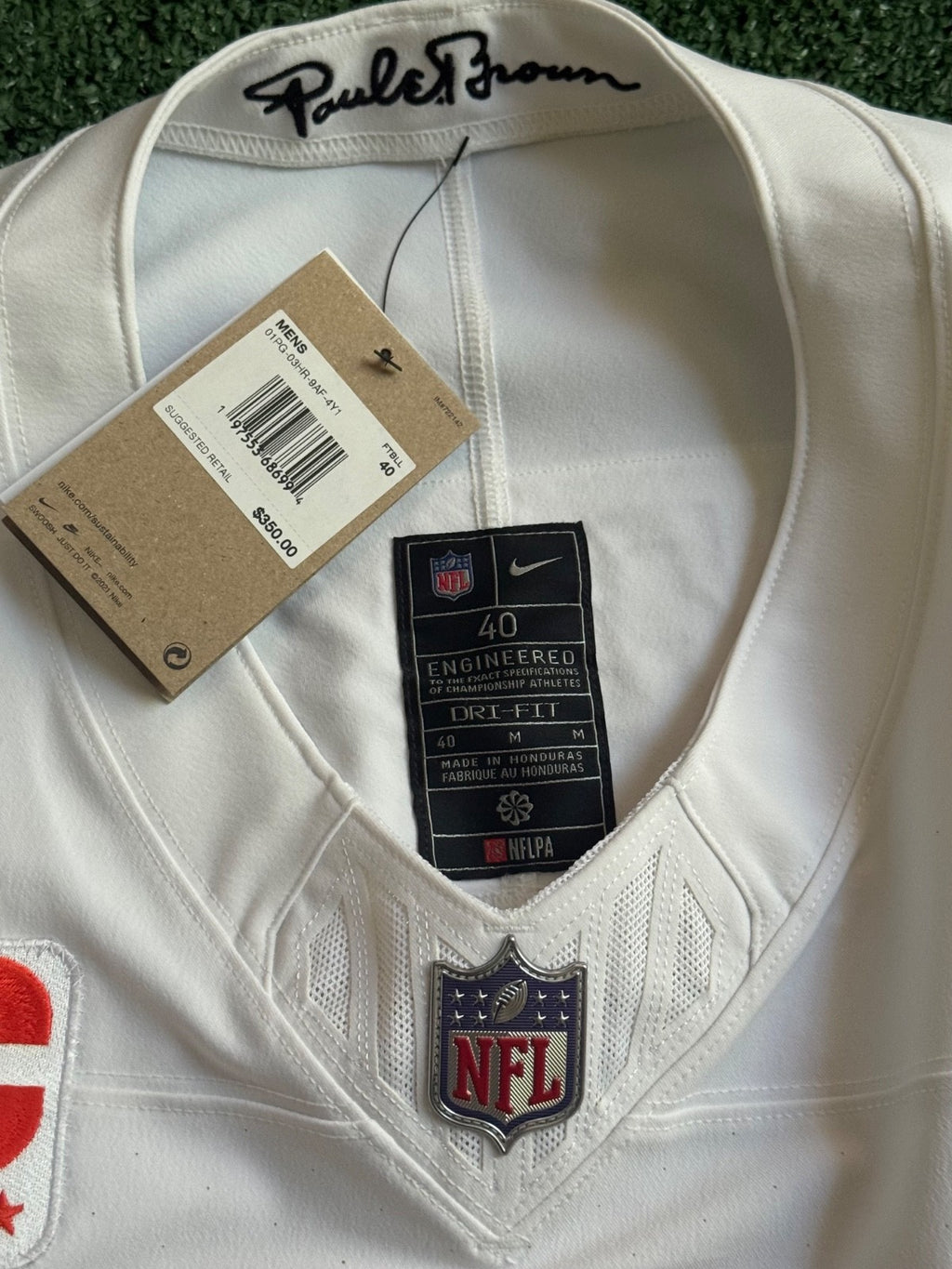 Joe Burrow Cincinnati Bengals Jersey #9 Nike Vapor FUSE Elite White Size 40 (M) NFL