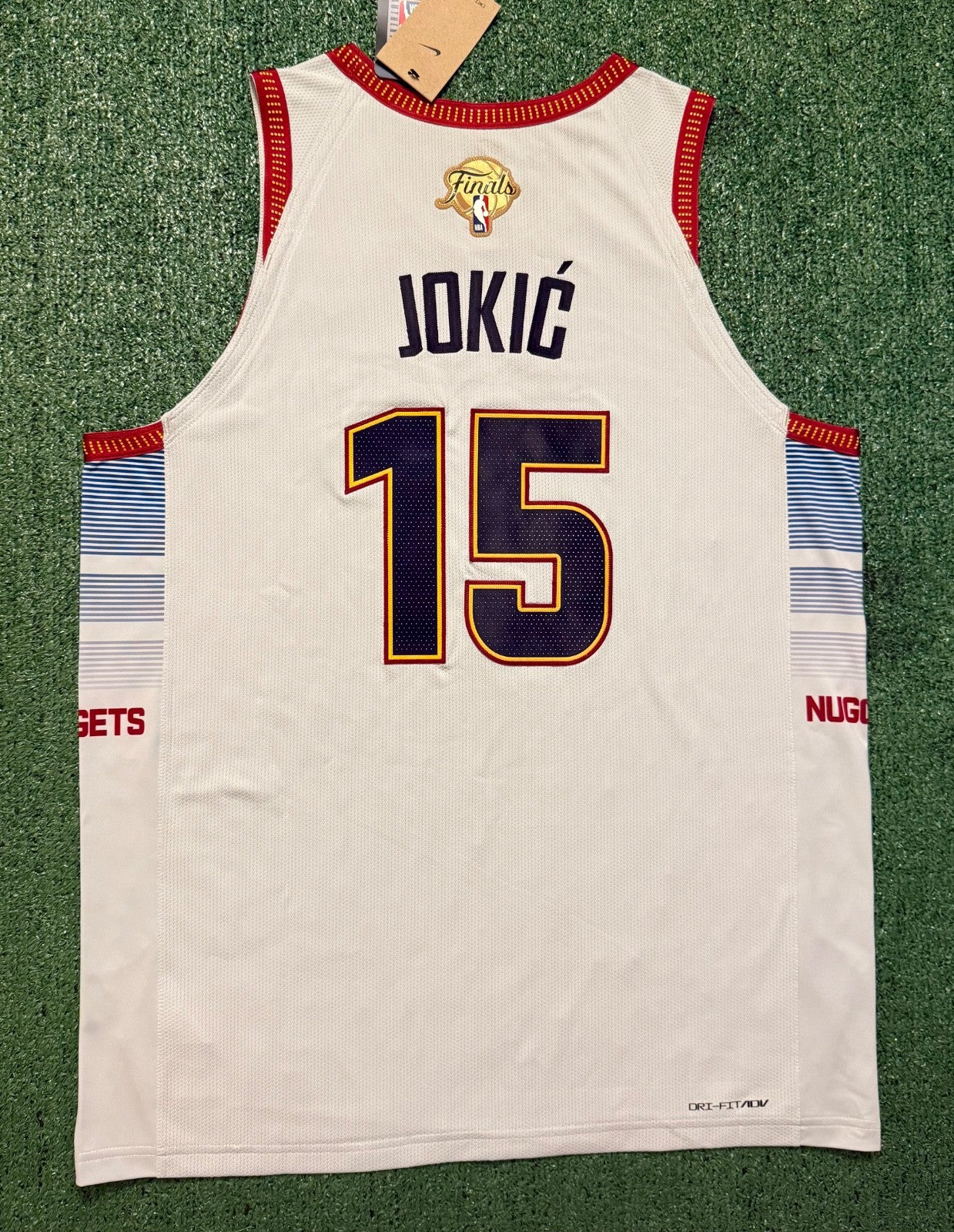 Nikola Jokic Denver Nuggets Jersey #15 Nike ADV Authentic White Size 52 (XL) NBA