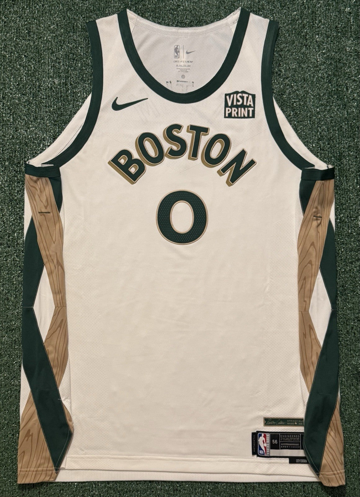 Jayson Tatum Boston Celtics Jersey #0 Nike ADV Authentic White Size 56 (XXL) NBA