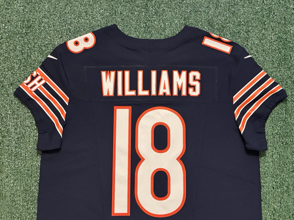 Caleb Williams Chicago Bears Jersey #18 Nike Vapor FUSE Elite Navy Size 48 (XL) NFL