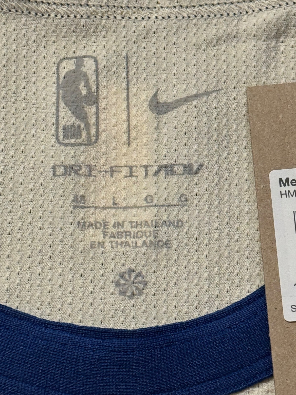 Jalen Brunson New York Knicks Jersey #11 Nike ADV Authentic Cream Size 48 (L) NBA