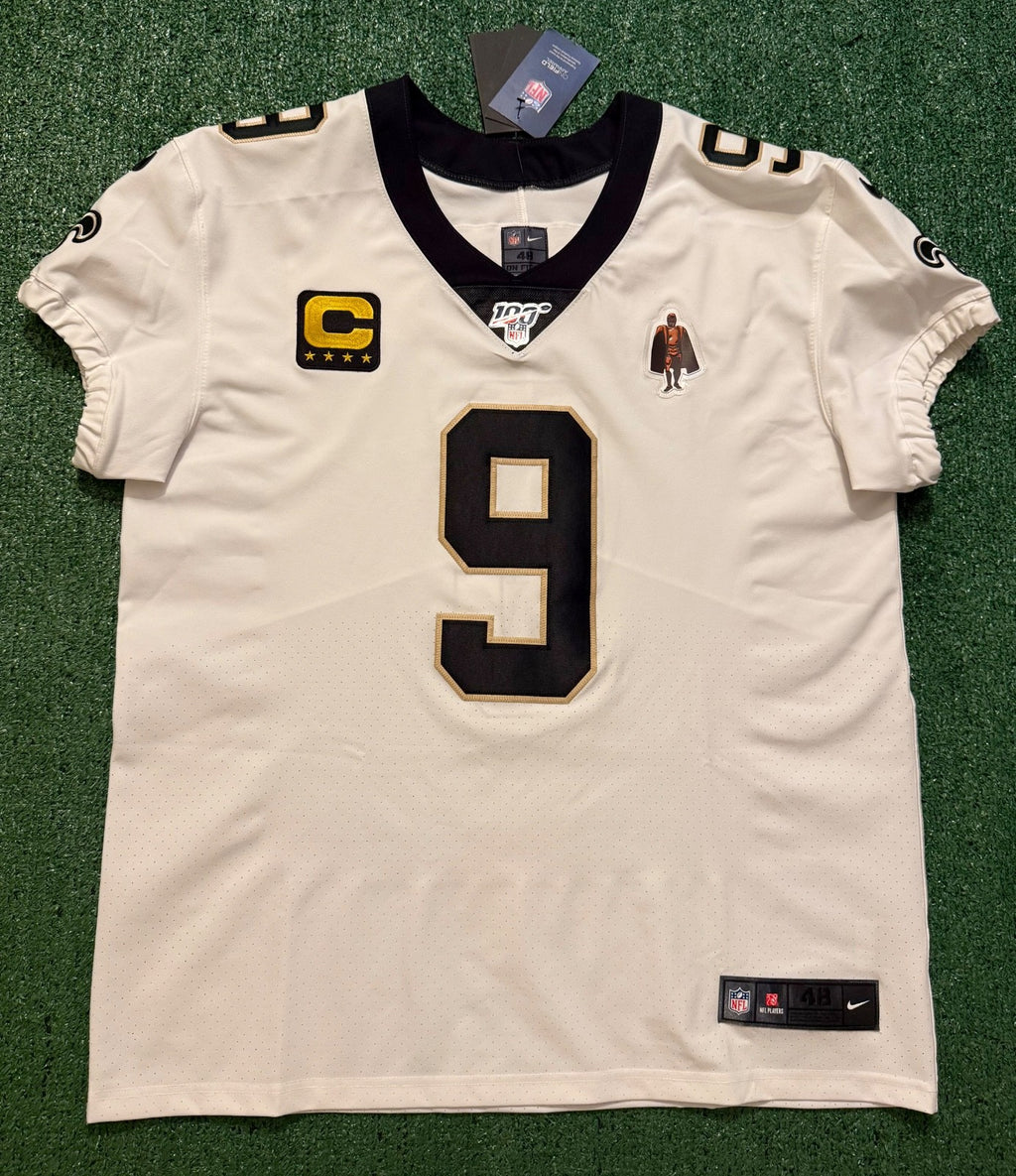 Drew Brees New Orleans Saints Jersey #9 Nike Vapor Elite White Size 48 (XL) NFL