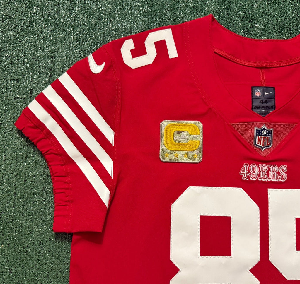 George Kittle San Francisco 49ers  Jersey #85 Nike Vapor Elite red Size 44 (Large) NFL