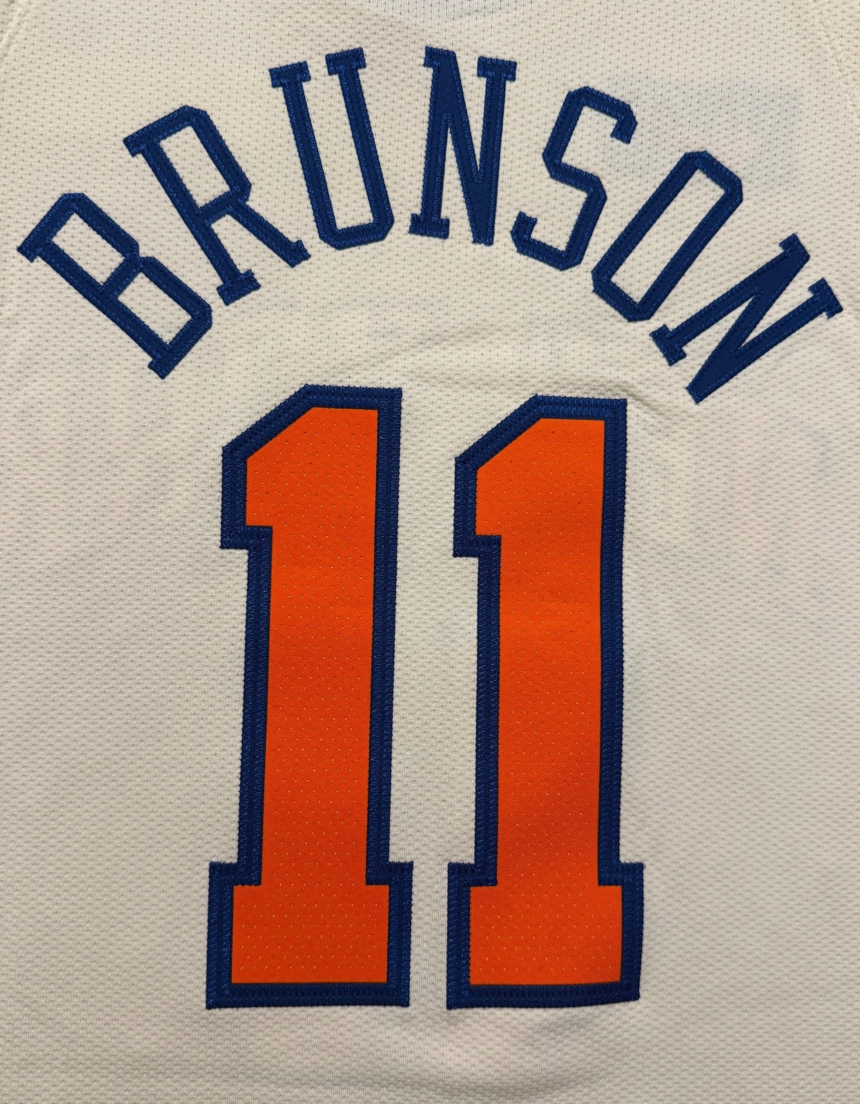 Jalen Brunson New York Knicks Jersey #11 Nike ADV Authentic Cream Size 52 (XL) NBA
