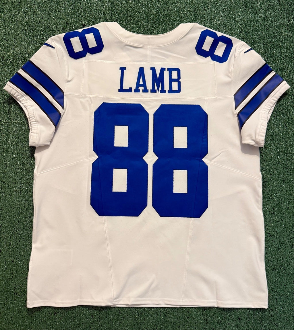 Ceedee Lamb Dallas Cowboys jersey #88 Nike Vapor FUSE Elite White size 48 (XL) NFL