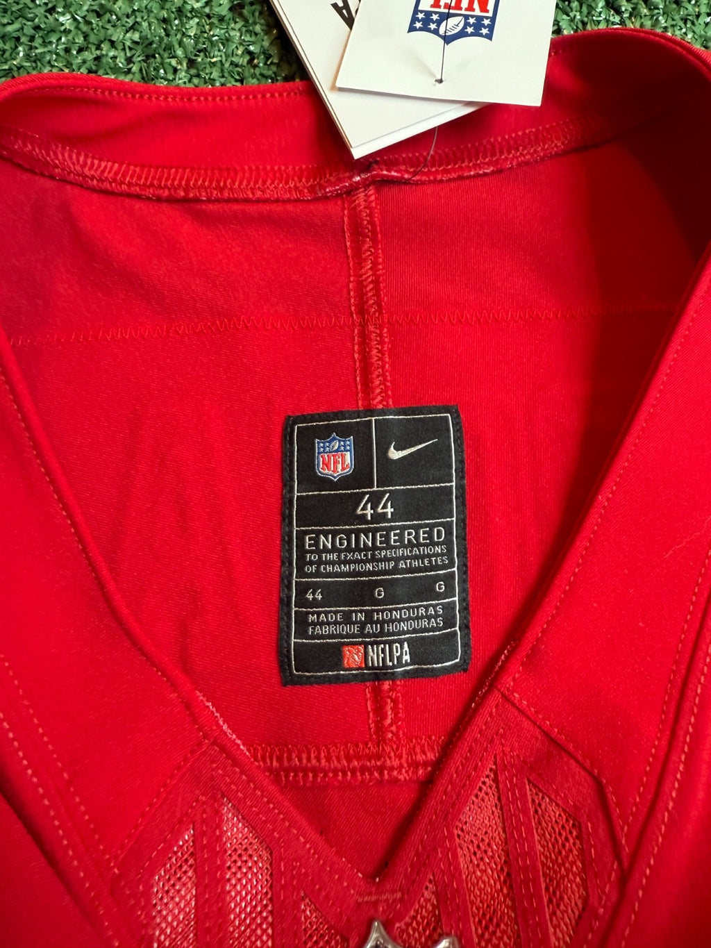 Nick Bosa San Francisco 49ers
Jersey #97 Nike Vapor FUSE Elite red Size 44 (Large) NFL