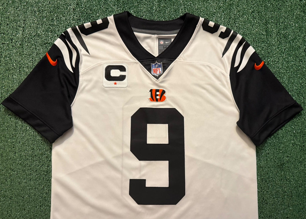 Joe Burrow Cincinnati Bengals Jersey #9 Nike Vapor Limited White Size Medium NFL