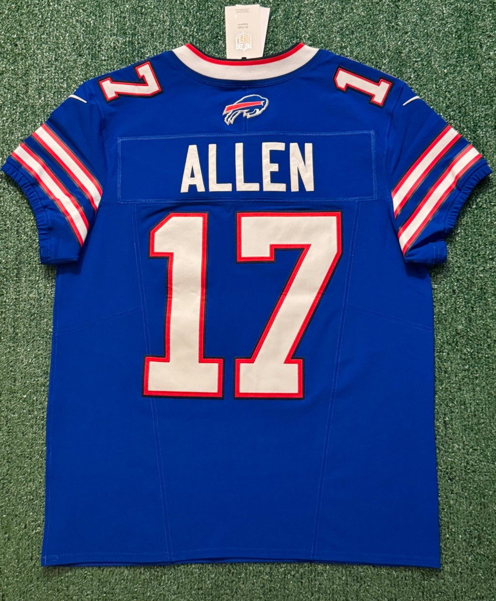 Josh Allen Buffalo Bills Jersey #17 Nike Vapor Fuse Elite Blue Size 44 (L) NFL