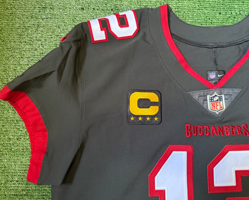 Tom Brady Tampa Bay Buccaneers Jersey #12 Nike Vapor Elite Gray size 48 (XL) NFL