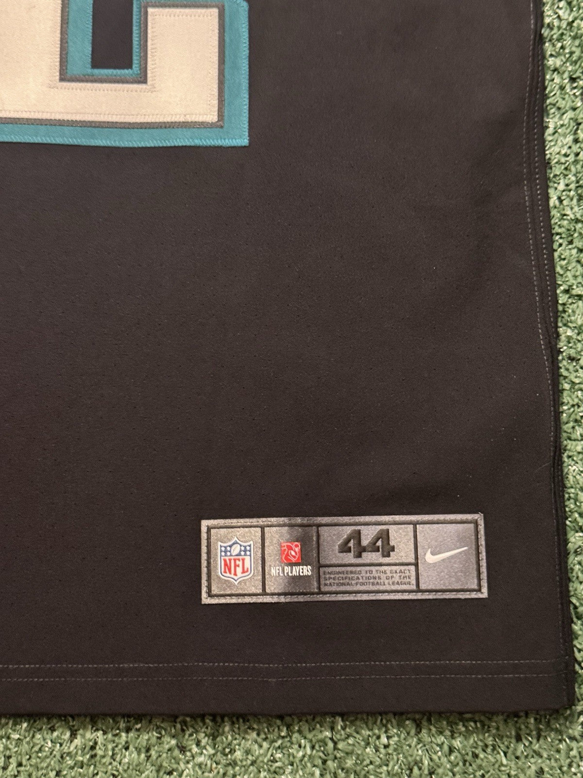 Jason Kelce Philadelphia Eagles Jersey #62 Nike Vapor Elite Black size 44 (Large) NFL
