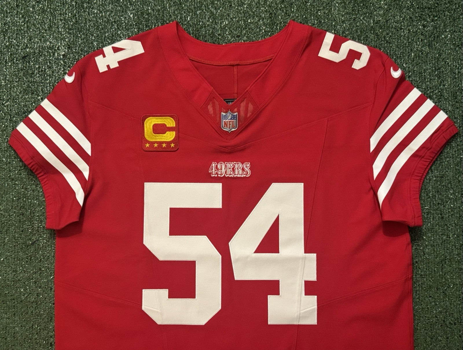 Fred Warner San Francisco 49ers
Jersey #54 Nike Vapor FUSE Elite red Size 48 (XL) NFL
