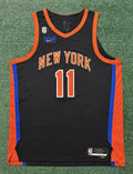 Jalen Brunson New York Knicks Jersey #11 Nike ADV Authentic Black Size 52 (XL) NBA
