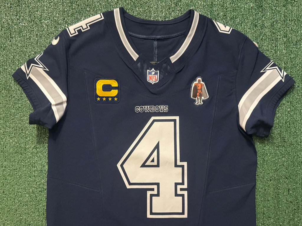 Dak Prescott Dallas Cowboys Jersey #4 Nike Vapor Fuse Elite Navy Size 40 (Medum) NFL