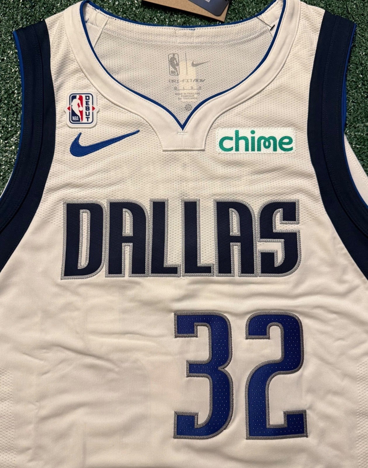 Cooper Flagg Dallas Mavericks Jersey #32 Nike ADV White Size 48 (Large) NBA