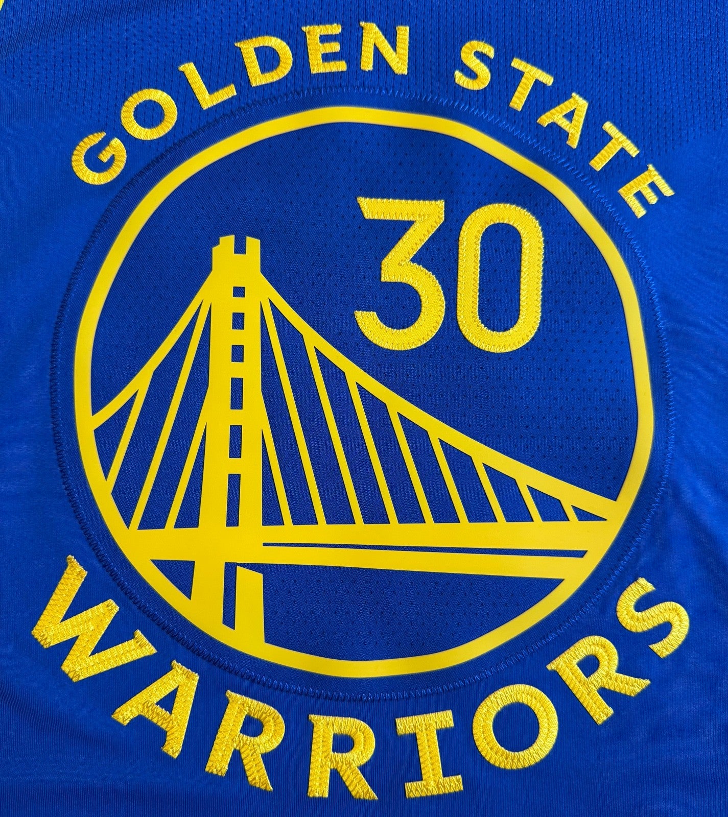 Steph Curry Golden State Warriors Jersey #30 Nike ADV Authentic Blue Size 44 (M) NBA