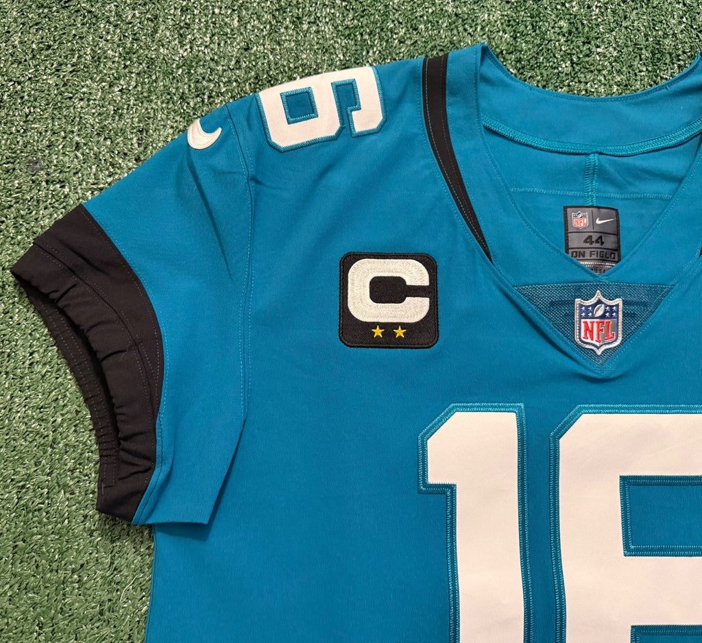 Trevor Lawrence Jacksonville Jaguars Jersey #16 Nike Vapor Elite Teal Size 44 (L) NFL
