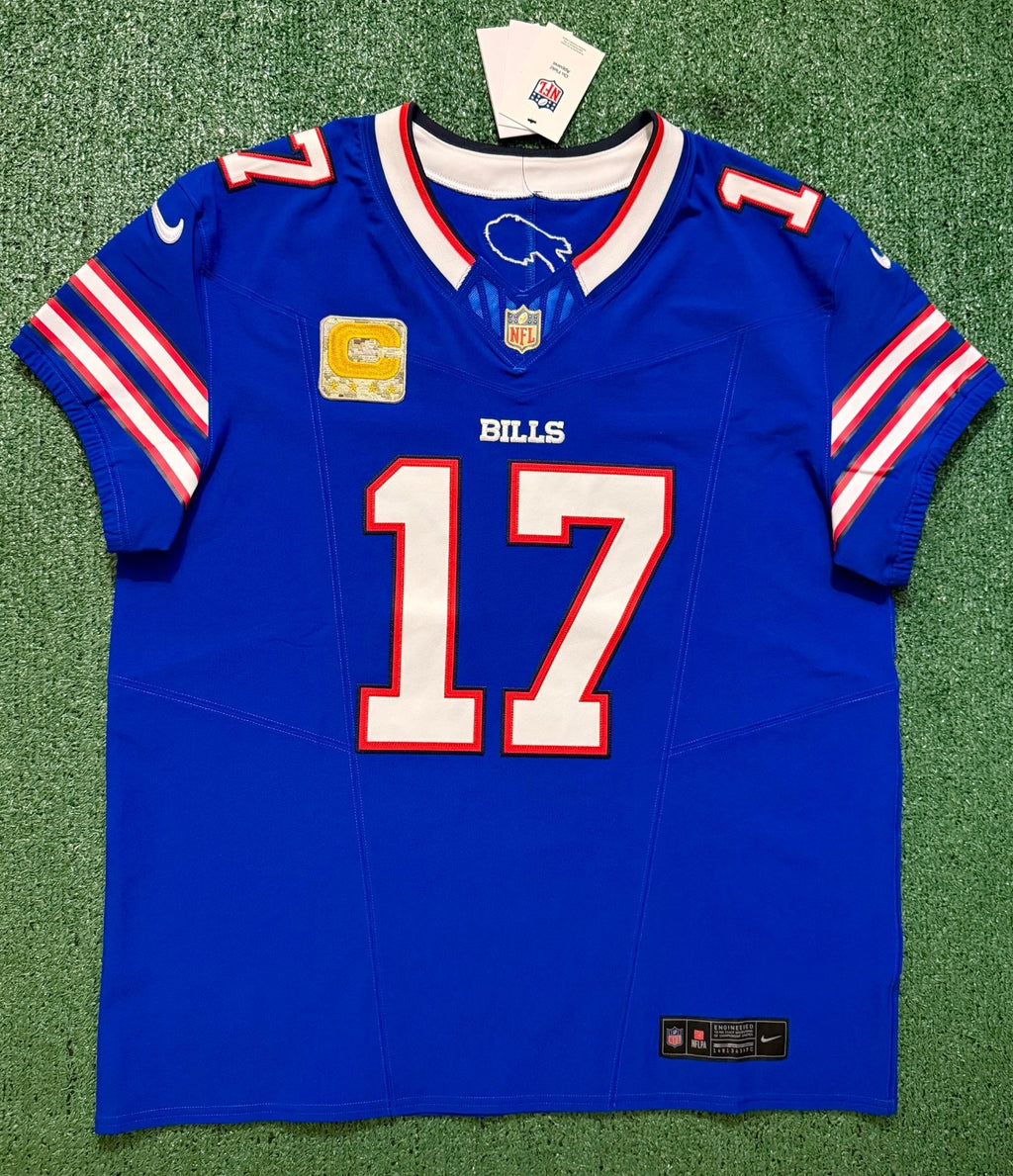 Josh Allen Buffalo Bills Jersey #17 Nike Vapor Fuse Elite Blue Size 48 (XL) NFL