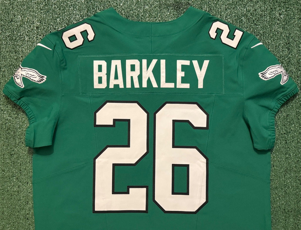 Saquon Barkley Philadelphia Eagles Jersey #26 Nike Vapor FUSE Elite Kelly Green size 48 (XL) NFL