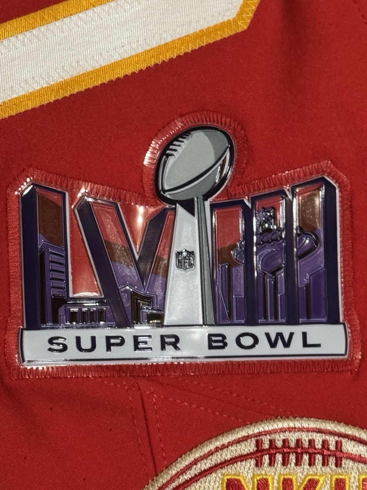 Isiah Pacheco Kansas City Chiefs Jersey #10 Nike Vapor Fuse Elite Red Size 44 (L) NFL