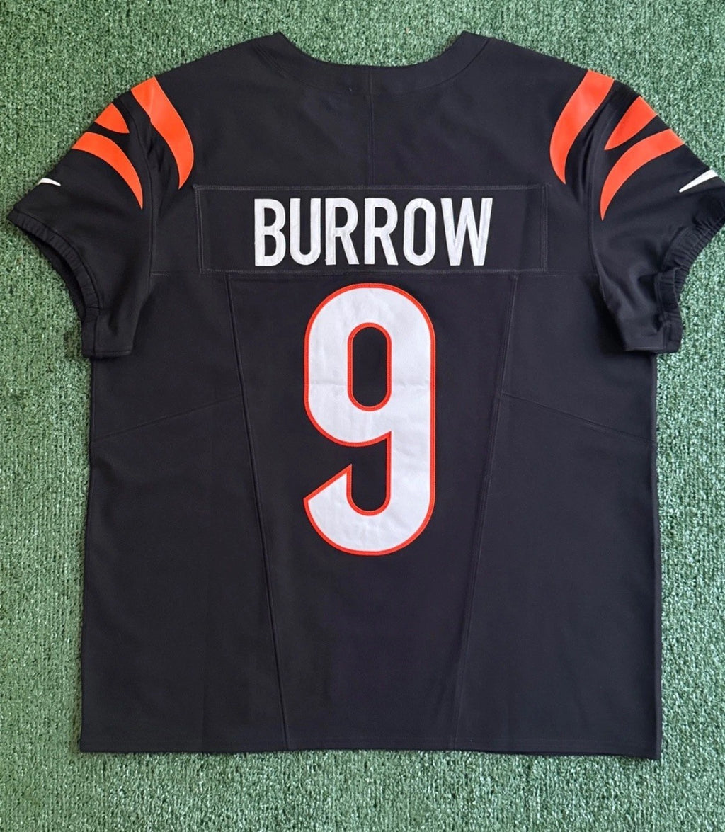 Joe Burrow Cincinnati Bengals Jersey #9 Nike Vapor FUSE Elite Black Size 48 (XL) NFL