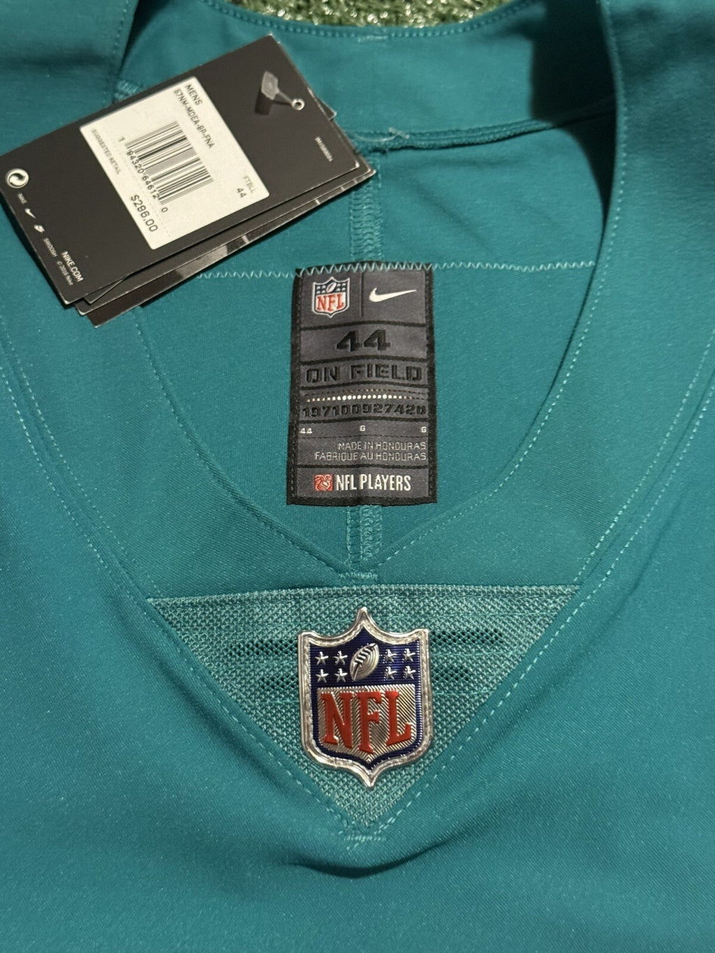 Tyreek Hill Miami Dolphins Jersey #10 Nike Vapor Elite Blue Size 44 (L) NFL
