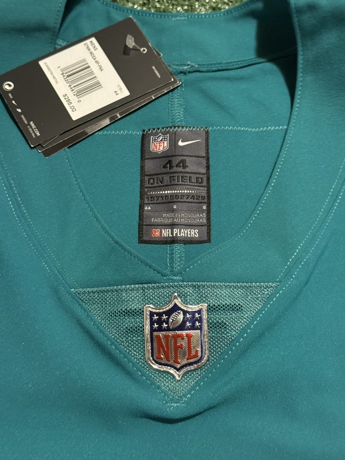 Tyreek Hill Miami Dolphins Jersey #10 Nike Vapor Elite Blue Size 44 (L) NFL