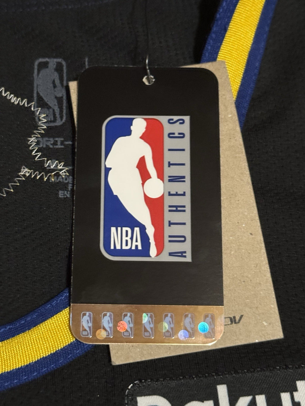 Steph Curry Golden State Warriors Jersey #30 Nike ADV Authentic Black Size 48 (L) NBA
