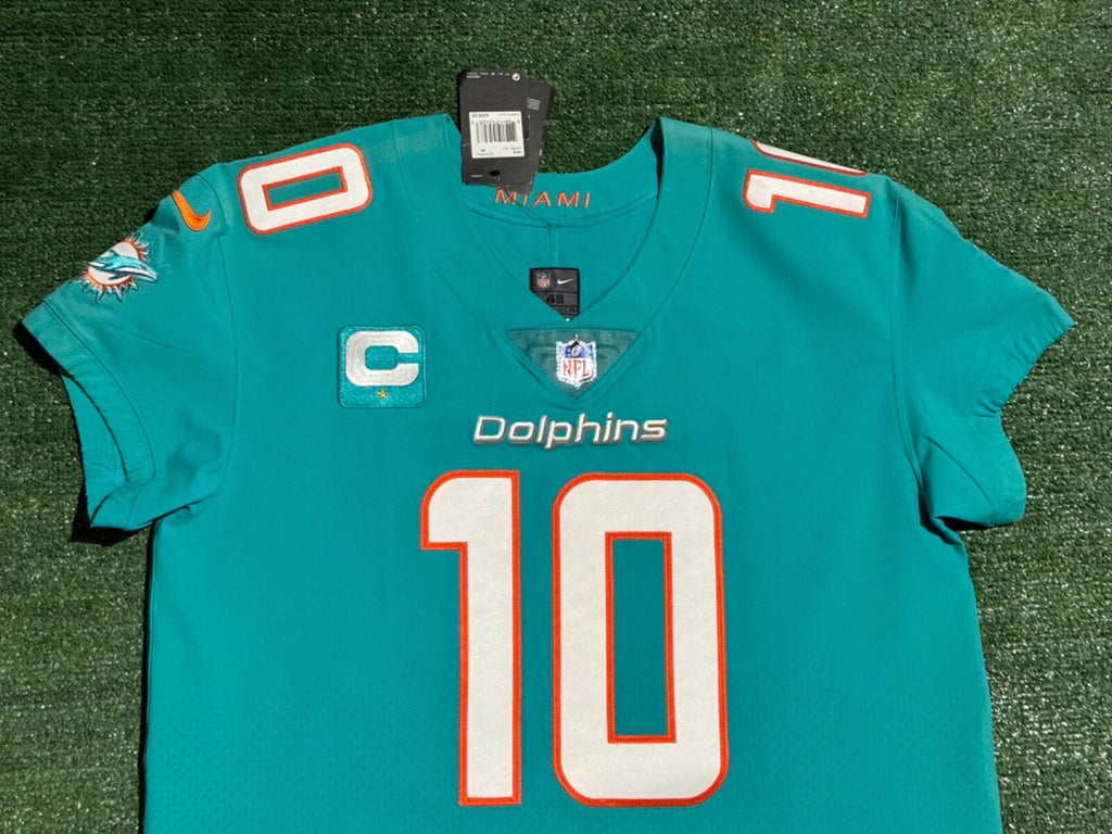 Tyreek Hill Miami Dolphins Jersey #10 Nike Vapor Elite Aqua Size 48 (XL) NFL