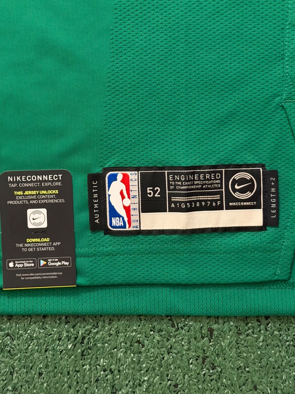 Jaylen Brown Boston Celtics Jersey #7 Nike Vaporknit Authentic Green Size 52 (XL) NBA