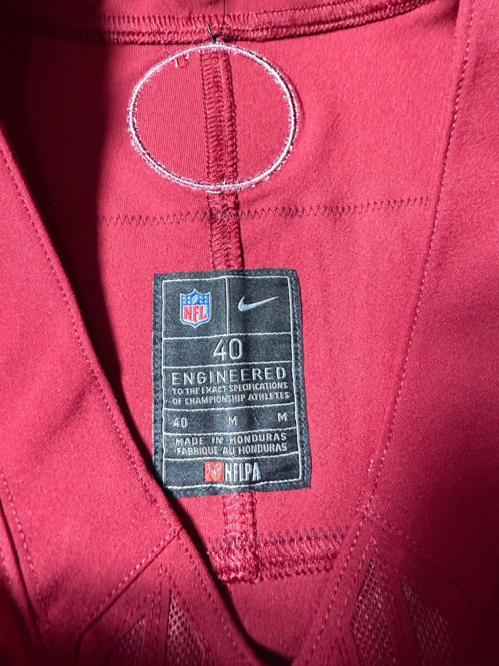 Jayden Daniels Washington Commanders Jersey #5 Nike Vapor Fuse Elite red size 40 (medium) NFL