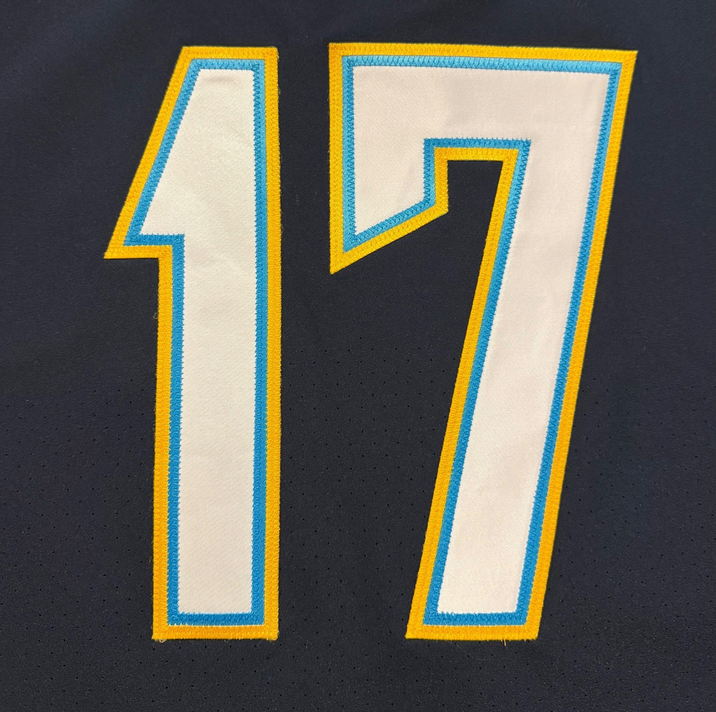 Philip Rivers Los Angeles Chargers Jersey #17 Nike Vapor Elite Navy Size 48 (XL) NFL