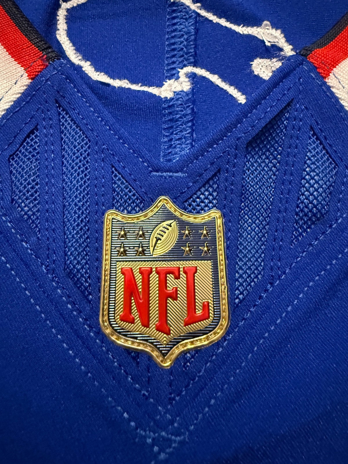 Josh Allen Buffalo Bills Jersey #17 Nike Vapor Fuse Elite Blue Size 44 (L) NFL