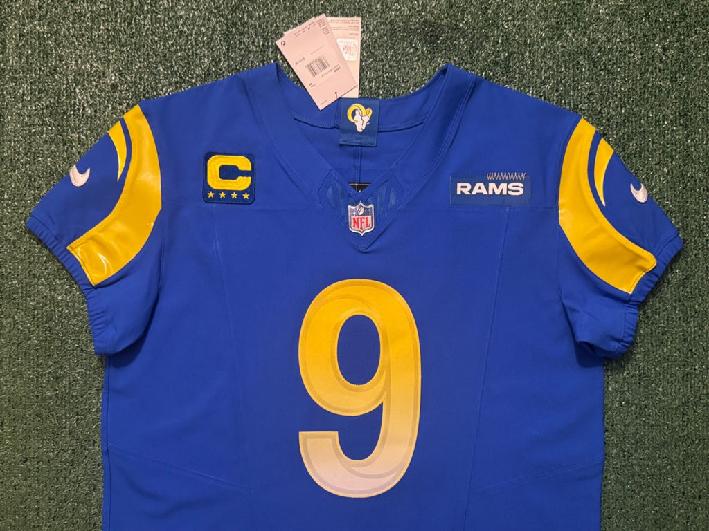 Matthew Stafford Los Angeles Rams Jersey #9 Nike Vapor FUSE Elite blue Size 44 (Large) NFL