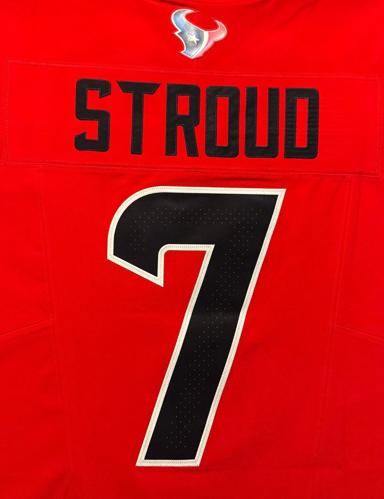 CJ Stroud Houston Texans Jersey #7 Nike Vapor Fuse Elite Red Size 40 (M) NFL