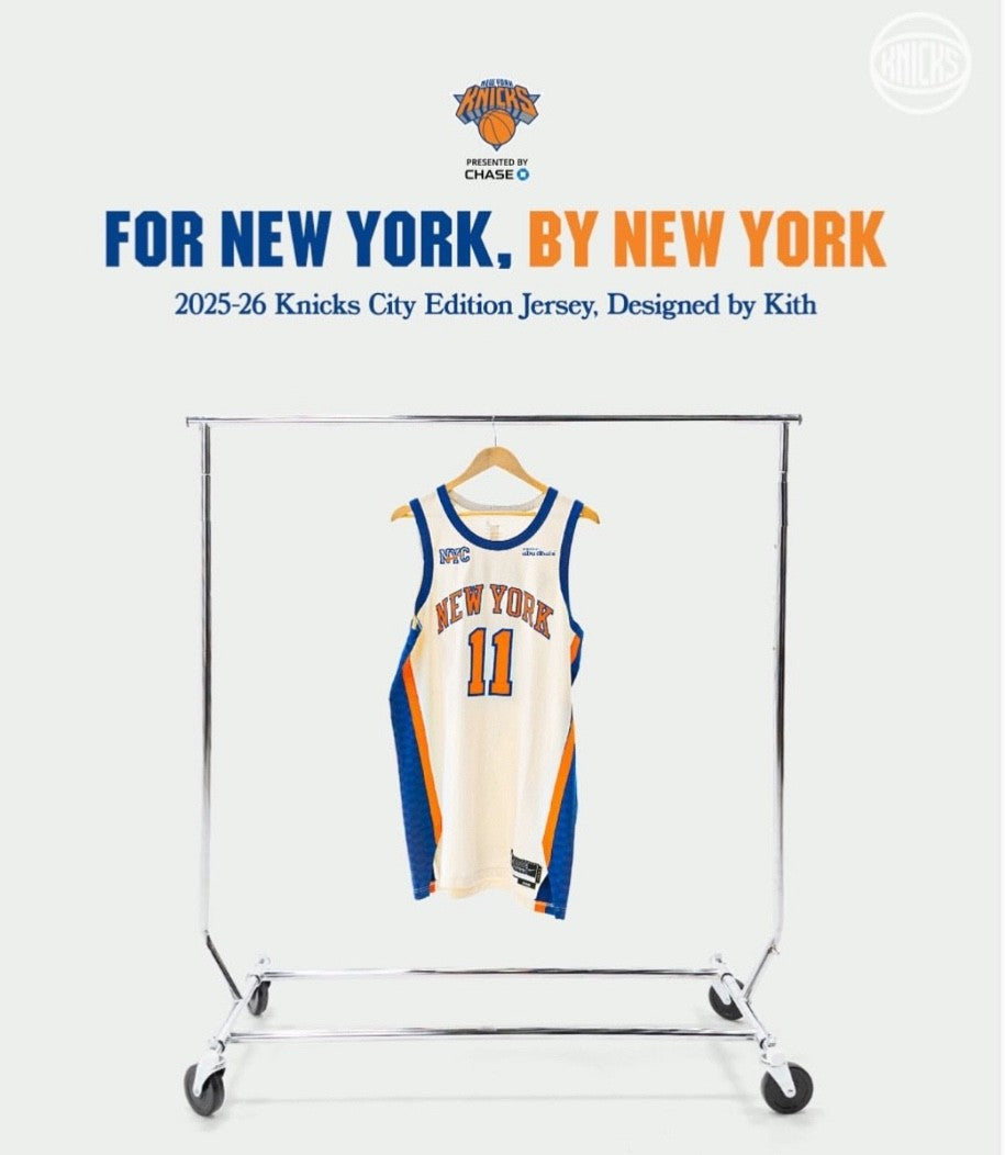 Jalen Brunson New York Knicks Jersey #11 Nike ADV Authentic Cream Size 48 (L) NBA